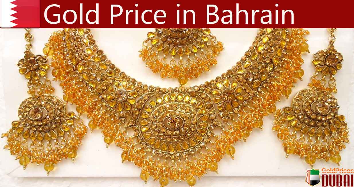 Gold Price Today in Bahrain in Dinar per 24 and 22 Carat