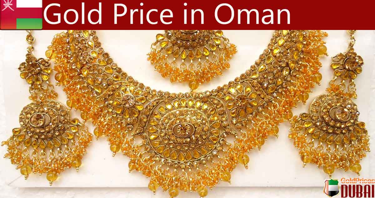 Gold Price in Oman in Omani Rial per 24, 22, 21 and 18 Karats